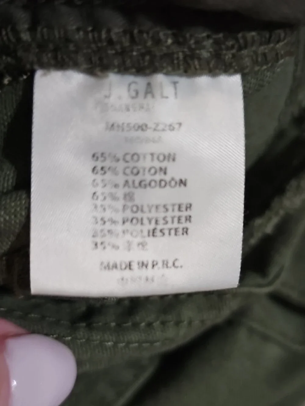 Brandy Melville Olive Green Cargo Pants with Flap Pockets